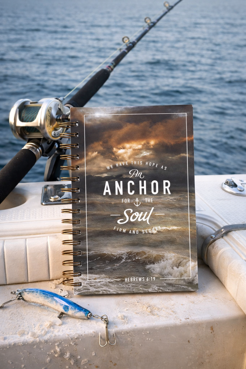 Anchor For The Soul Large Spiral Journal - Hebrews 6:19