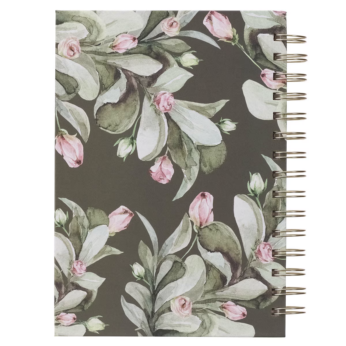 Everything Beautiful Green Wreath Spiral Journal