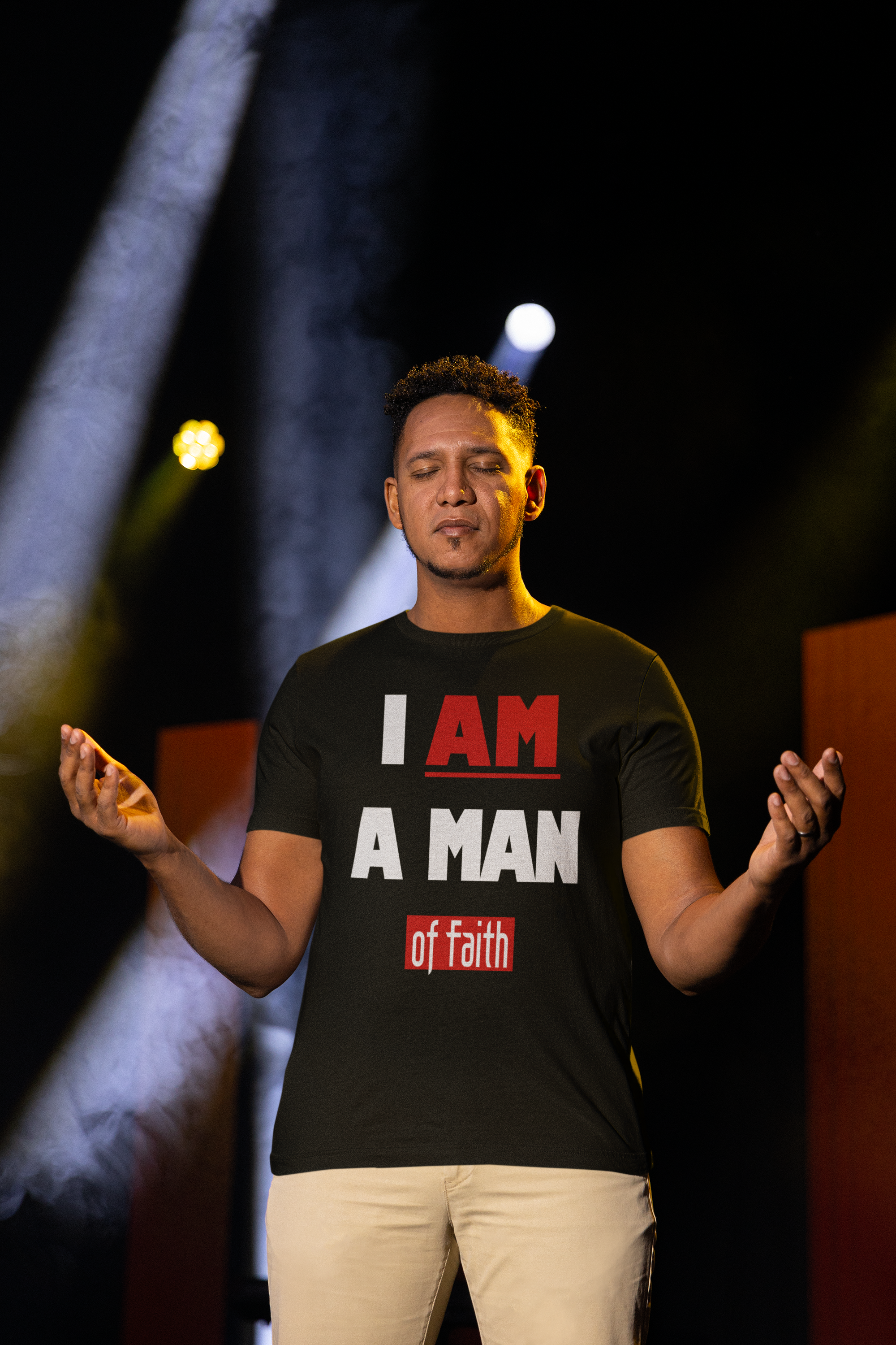 I Am A Man Of Faith Christian T-shirt