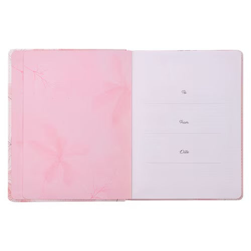 Rest in Me Pink Faux Leather 365-Day Devotional Journal