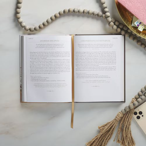 Hardcover Christian Devotional Journal For Women - Ten Minutes with God for Women Hardcover Daily Devotional