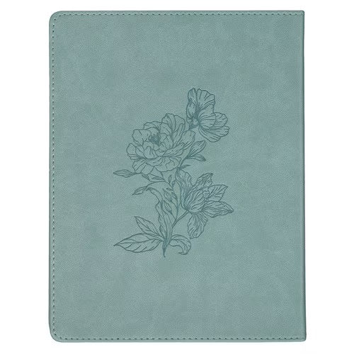 Christian Devotional Journal For Women - Find Joy Mint-Green Faux Leather Devotional