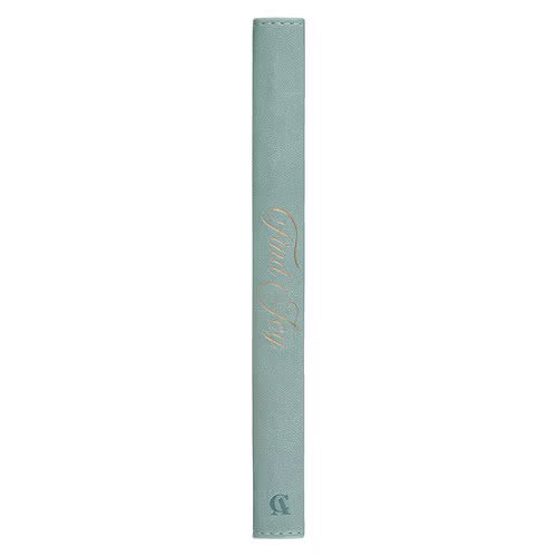 Christian Devotional Journal For Women - Find Joy Mint-Green Faux Leather Devotional