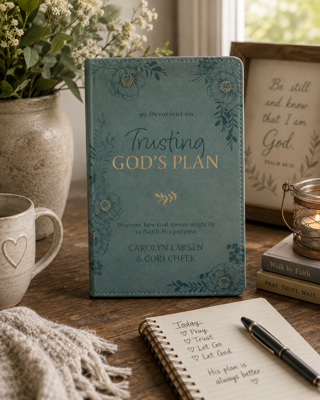 Pocket Size Christian Devotional Journal - Trusting in God&