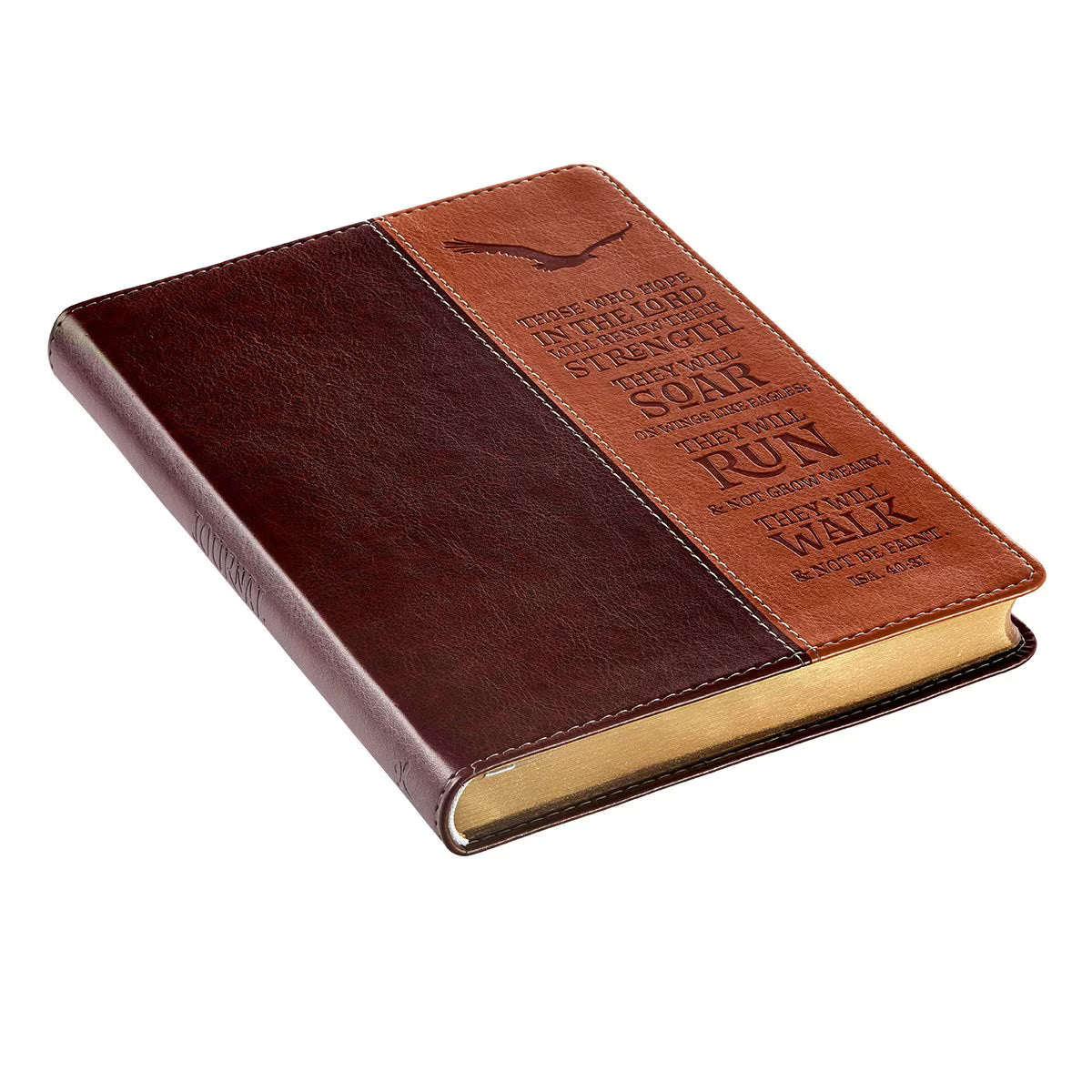 Wings Like Eagles Classic Faux Leather Journal
