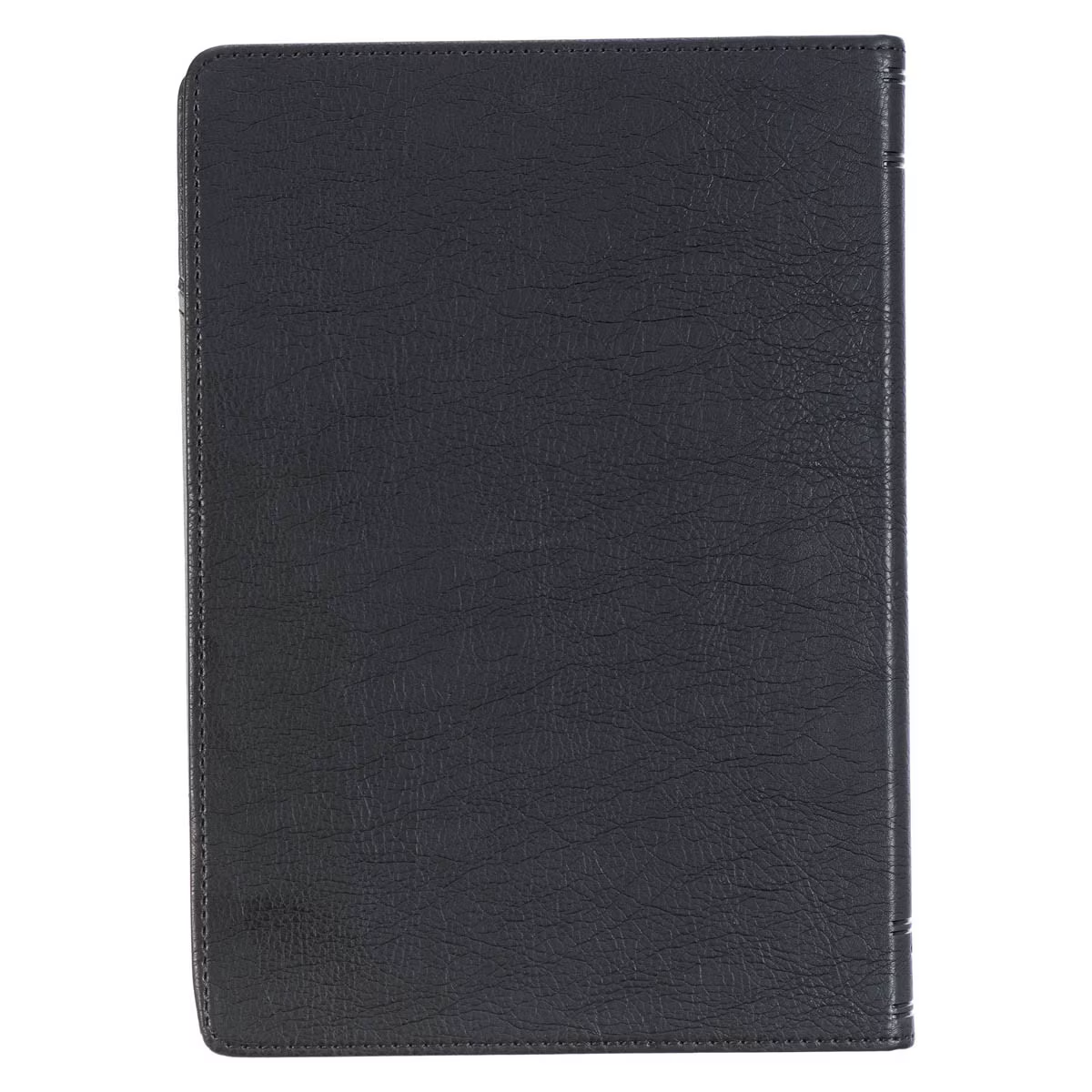 Be Strong in the Lord Black and Gray Lion Faux Leather Journal