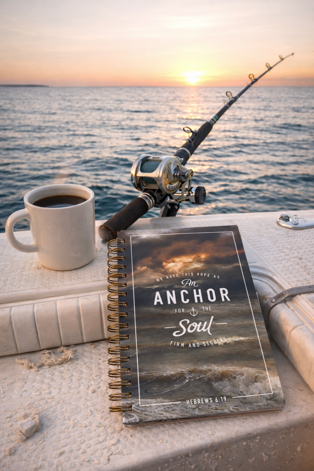 Anchor For The Soul Large Spiral Journal - Hebrews 6:19