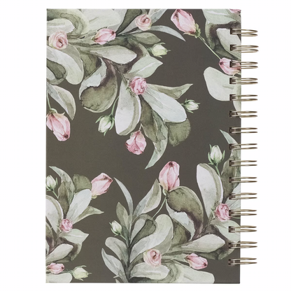 Everything Beautiful Green Wreath Spiral Journal