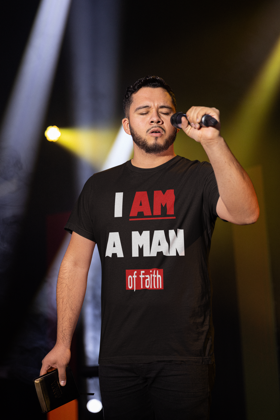 I Am A Man Of Faith Christian T-shirt