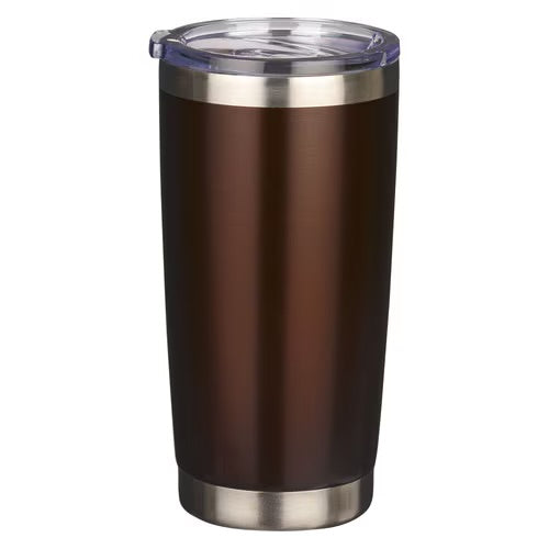 Stand Firm Brown Stainless Steel Tumbler - 1 Corinthians 16:13