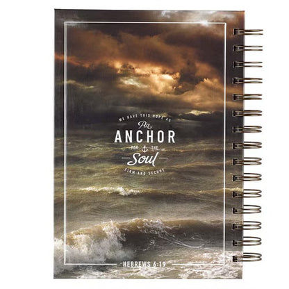 Anchor For The Soul Large Spiral Journal - Hebrews 6:19