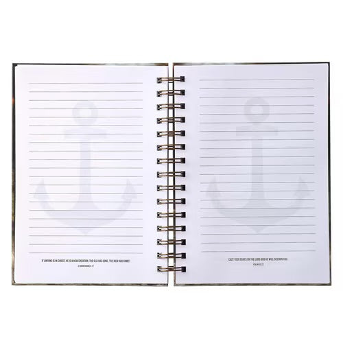Anchor For The Soul Large Spiral Journal - Hebrews 6:19