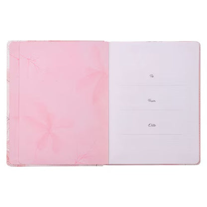 Rest in Me Pink Faux Leather 365-Day Devotional Journal