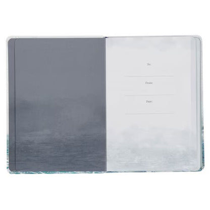 Pocket Size Christian Devotional Journal - Hope that Restores White Faux Leather Devotional