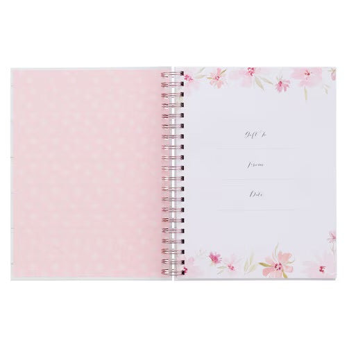 Christian Prayer Journal For Women - Moments in Prayer Wirebound Prompted Prayer Journal