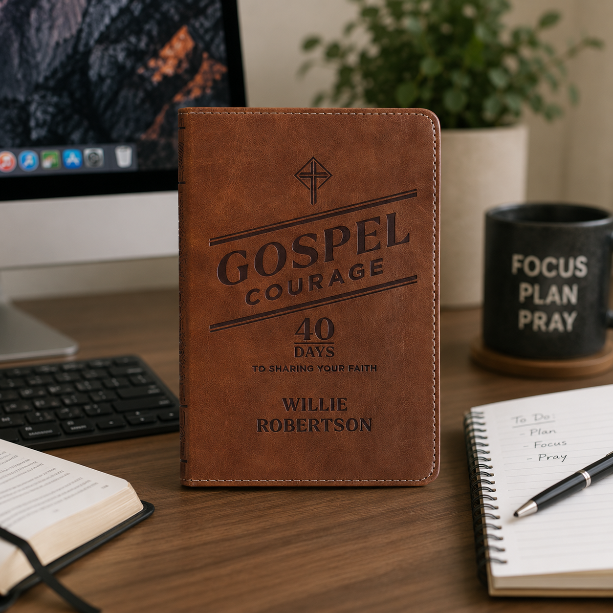 Pocket Size Christian Devotional Journal - Gospel Courage: 40 Days to Sharing Your Faith Tawny Brown Devotional