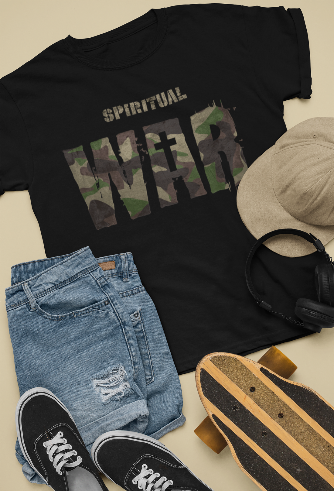 Spiritual War Christian Inspirational T-shirt