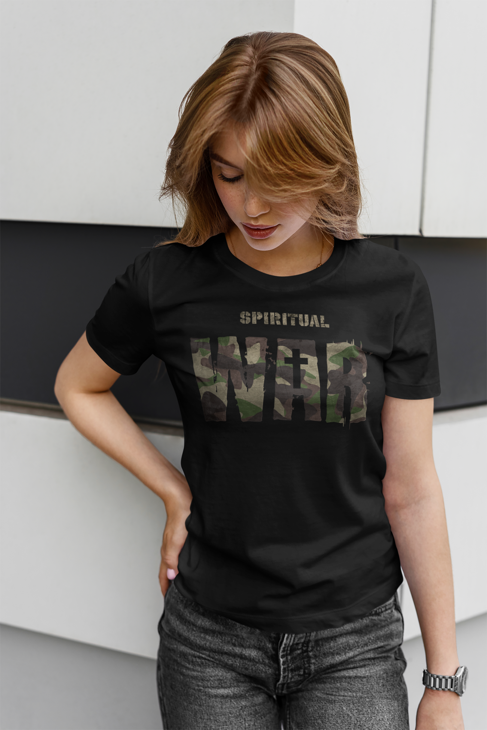 Spiritual War Christian Inspirational T-shirt
