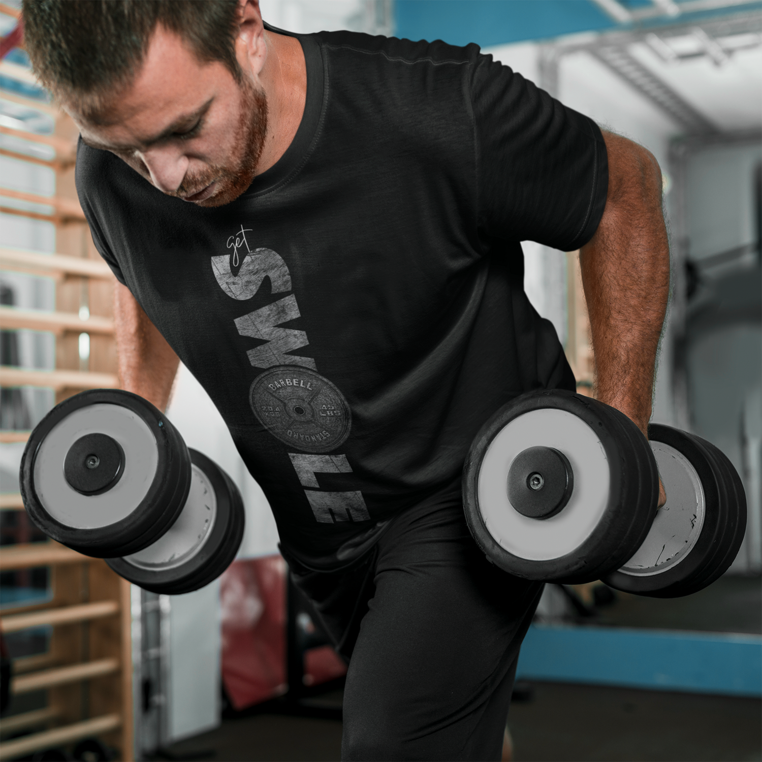 Swole Motivational Weight Lifting T-shirt
