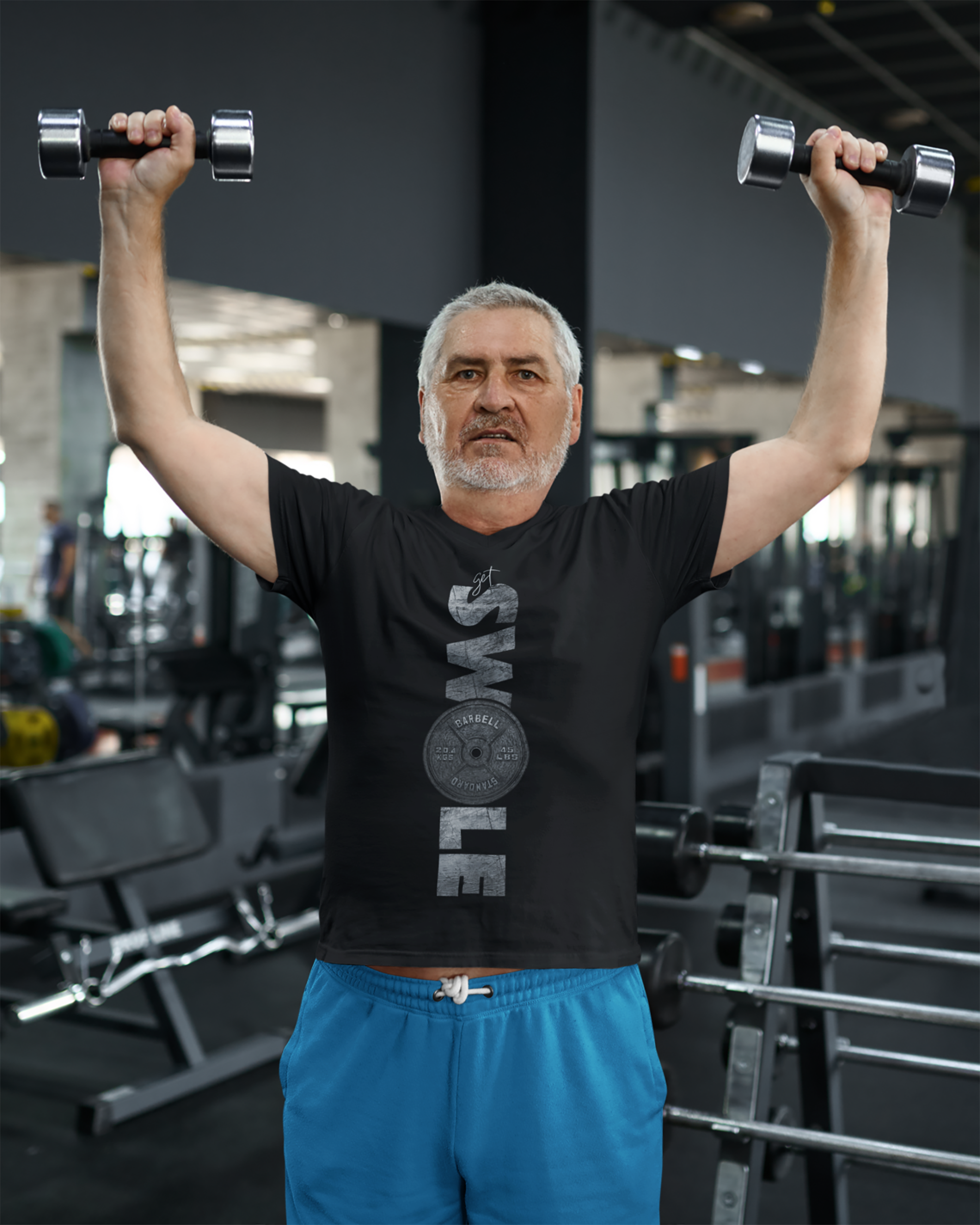 Swole Motivational Weight Lifting T-shirt